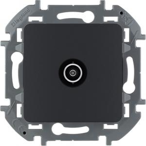 Розетка TV - «звезда» - 2 дБ - 0-2400 мГц Антрацит Legrand INSPIRIA