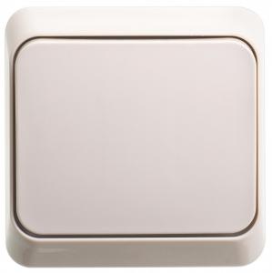 Выключатель 1-кл 10А О/У Кремовый Etude