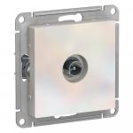 Розетка TV антенна С/У проходная Жемчуг AtlasDesign