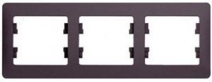 Рамка 3-я горизонтальная Платина Glossa