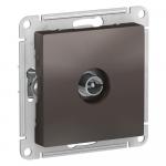 Розетка TV антенна С/У коннектор Мокко AtlasDesign