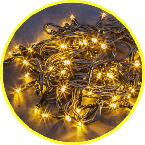 Гирлянда Нить 8,5м 140LED 230V IP20 теплый белый NGF-S01-140WW-5-8.5m-230-C8-G-IP20 Navigator