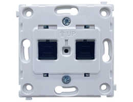 Розетка RJ45+RJ45 кат.6Е DA Donel