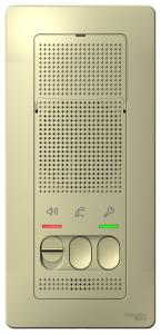 Переговорное устройство (домофон, в место трубки) для систем Visit, Cyfral, Eltis, питание:3х1,5В(ААА) О/У Бежевый Blanca