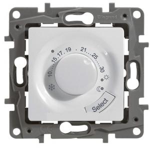Термостат для теплого пола Белый Legrand Etika