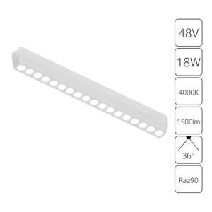 Магнитный трековый светильник Rapid A6169PL-1WH Arte Lamp