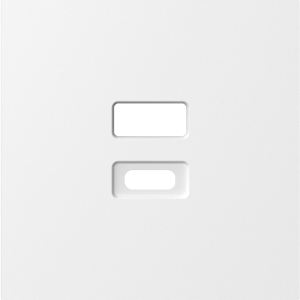 Накладка для USB розеток Матовый белый A07 Donel