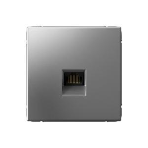 Розетка RJ45 кат.5Е С/У Сталь ArtGallery