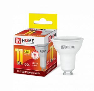 Лампа светодиодная LED-JCDRC-VC 11Вт 230В GU10 3000К 990Лм IN HOME