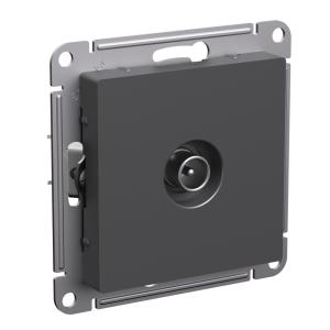 Розетка TV антенна С/У проходная Базальт AtlasDesign