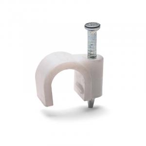 Скоба крепежная круглая СПК 6 (50шт.) Fortisflex