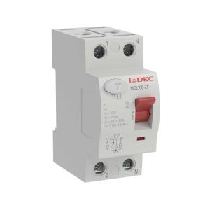 УЗО 2P 25A 100mA ВДТ MAX MDL100 тип АC DKC YON max