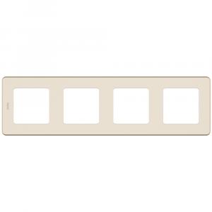 Рамка 4 поста Слоновая кость Legrand INSPIRIA