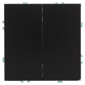 Переключатель 2-кл 10А С/У Самозажимные клеммы Черный уголь Эмили