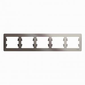 Рамка 5-я горизонтальная Платина Glossa