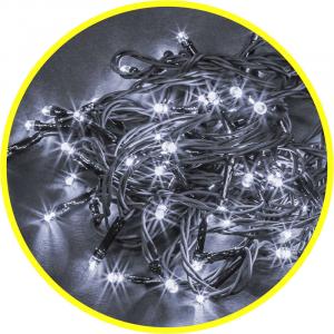 Гирлянда Нить 4м 50LED 230V IP20 белый NGF-S01-50CW-5-4m-230-C8-G-IP20 Navigator