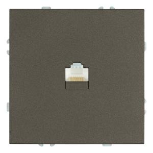 Розетка RJ-45 С/У Антрацит Эмили