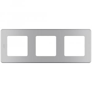 Рамка 3 поста Алюминий Legrand INSPIRIA