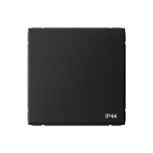 Переключатель 1-кл 10А С/У IP44 Карбон ArtGallery Aqua