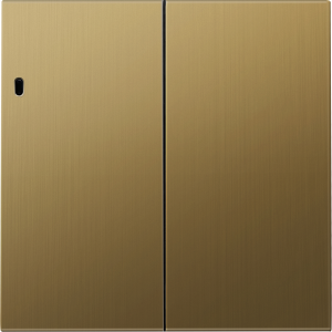 Клавиша 2-кл с индикатором Матовое золото R98 METAL Donel