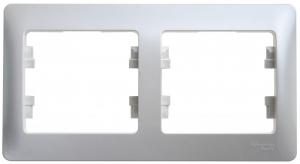 Рамка 2-я горизонтальная Перламутр Glossa