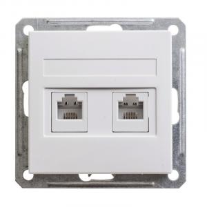 Розетка W59 RSI-251ТТ-1-86 2*RJ11