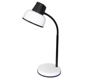 Светильник Бета Ш 60Вт Е27 белый на подставке, гибкая стойка 450 мм