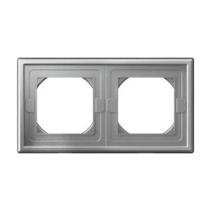 Рамка 2-я IP44 Алюминий ArtGallery Aqua