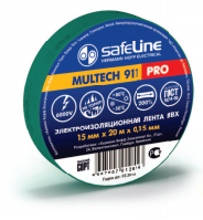Изолента зеленая Safeline 15/20