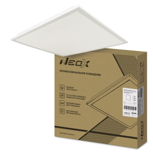 Панель сд унив ДВО-PRО 4040-ОПАЛ 40Вт 230В 4000К 4800лм 595х595х30NEOX