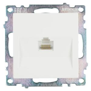 Розетка RJ-45 С/У Белый Катрин