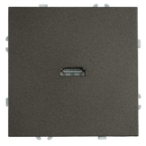 Розетка HDMI Антрацит Эмили