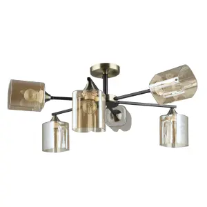 Потолочная люстра MERCI A4185PL-6BK Arte Lamp