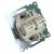 Розетка RJ45+RJ45 С/У Шоколад Катрин