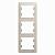Рамка 3-я вертикальная Молочный Glossa