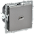 Розетка USB С 65Вт С/У Сталь Brite