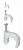 Скоба крепежная круглая  5мм пластиковая (100шт) ИЭК