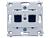 Розетка RJ45+RJ45 кат.6Е DA Donel