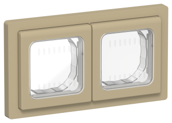 Рамка 2-я IP55 Хаки FLITE
