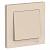Выключатель 1-кл 10А С/У в сборе с рамкой Бежевый AtlasDesign