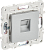 Розетка RJ45 кат.6 С/У Серебряный Skandy