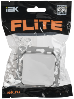 Переключатель 1-кл 10А С/У перекрестный Белый FLITE