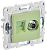 Розетка TV антенна + RJ45 кат.6 С/У Мятный Skandy