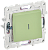 Переключатель 1-кл 10А C/У проходной с индикатором Мятный Skandy