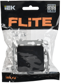 Розетка HDMI С/У Черный FLITE