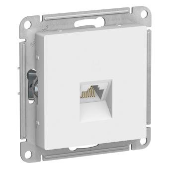 Розетка RJ45 кат.6А С/У Белый AtlasDesign