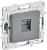 Розетка RJ45 кат.5Е С/У Серый Skandy