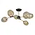 Люстра на штанге SEPPIA A4211PL-6BK<br/> Arte Lamp