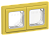 Рамка 2-я IP55 Желтый Карри FLITE