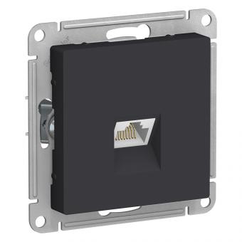 Розетка RJ45 кат.5Е С/У Карбон AtlasDesign